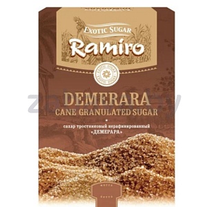 Сахар тростниковый Ramiro Demerara, коричневый, 800 г