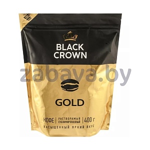 Кофе раств. Black Crown Gold, сублим., 400 г
