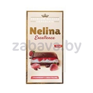 Шоколад молочный Nelina, клубника/карамель, 85 г