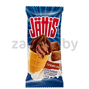 Мороженое Jattis, пломбир, шокол. с трюф., 110 г