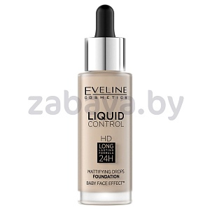 Тональная основа Eveline Liquid Control, 32 мл