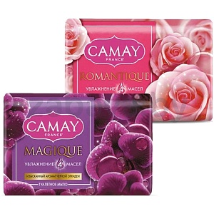 Мыло туалетное Camay, 85 г, в ассорт.