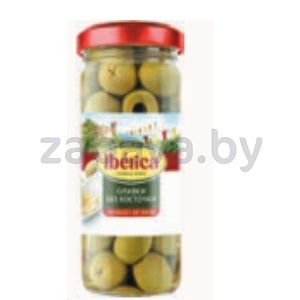 Оливки зеленые Ibérica, б/к, Испания, 244 мл