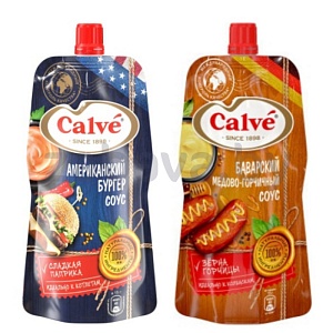 Соус Calve, америк. бургер или баварский медово-горчичн., 230 г