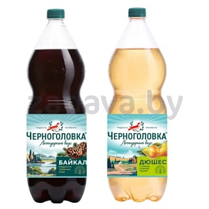 Напиток «Черноголовка», сильногаз., «Байкал» или «Дюшес», 2 л