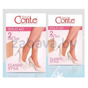 Носки женские Conte Elegant Solo, 40 ден, р. 23-25