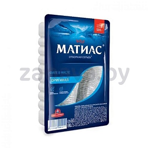 Филе сельди в масле «Матиас» «Оригинал», 400 г
