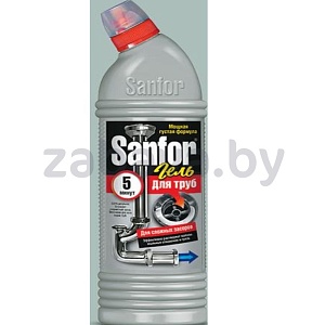 Гель для прочистки труб Sanfor, 750 г