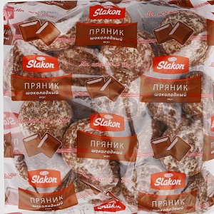 Пря­ни­ки Slakon, с шо­ко­лад­ным вкусом, РФ, 400 г