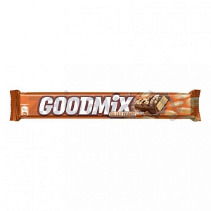 Батончик Good Mix, соленый арахис и хрустящая вафля, 46 г