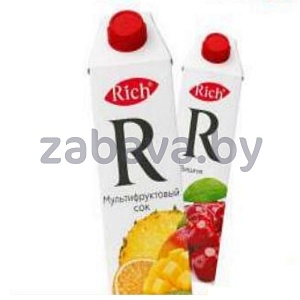 Сок/нектар Rich, мультифрукт/вишня, 1 л