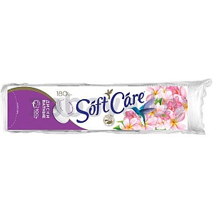 Ватные диски Soft Care, 180 шт.
