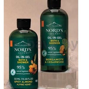 Гель-масло для душа Nord'S Secret, 400 мл