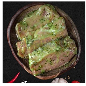 Стейк из свинины в маринаде, п/ф, охл., 1 кг