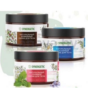 Скраб для тела Synergetic, 300 мл, в ассорт.