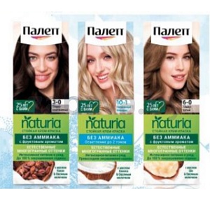 Стойкая крем-краска «Палетт» Naturia для волос, в ассорт.