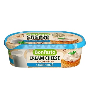Сыр мягкий Bonfesto Cream Cheese, сливочный, 140 г