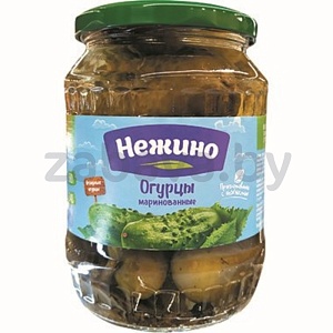 Огурцы «Нежино», маринованные, 680 г