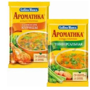 Бульон-приправа Gallina Blanca «Ароматика», универс./куриная, 90 г