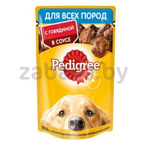 Корм Pedigree говядина в соусе, 85 г