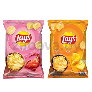 Чипсы Lay’s, 140 г, краб/сыр