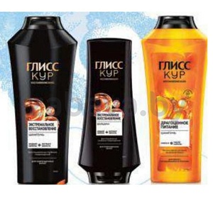 Шампунь или бальзам «Глисс Кур», 400/360 мл, в ассорт.