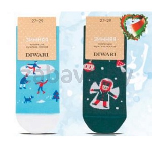 Носки мужские Diwari New Year, размер 27-29, в ассорт.
