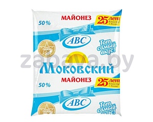 Майонез ABC «Московский», 50%, 360 г