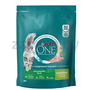 Корм для кошек сухой Purina One, 200 г, в ассорт.