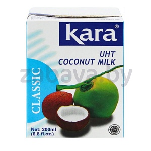 Молоко кокосовое Kara Classic, 200 мл