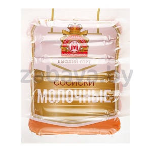 Сосиски «Молочные», в/с, 370 г, «Гродненский» МК