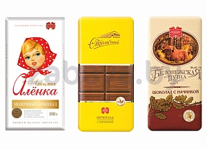 Шоколад «Коммунарка», 100 г, в ассортименте