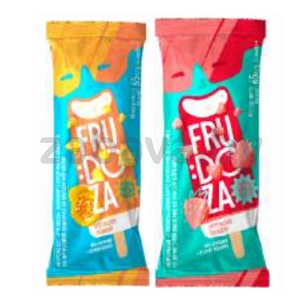 Мороженое Frudoza, 65 г, клубника/маракуйя