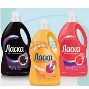 Гель для стирки «Ласка», 3 л, в ассорт.