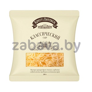 Сыр полутвердый «Брест-Литовск» «Классический», тертый, 45%, 200 г