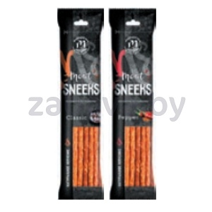 Колбаски с/к Meat Sneeks из свинины, classic/pepper, «Велес-Мит», 80 г 