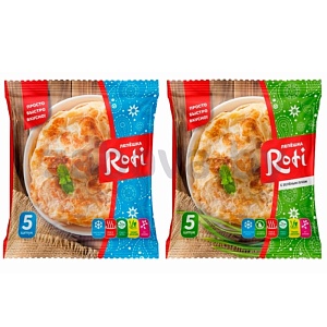 Лепешка Roti или Roti с зеленым луком, 450 г