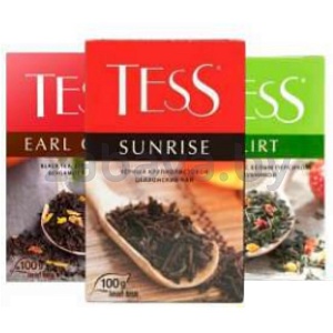Чай листовой Tess, 100 г, в ассорт.