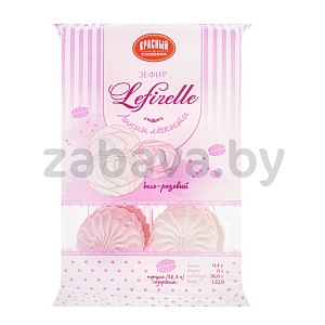 Зефир Lefirelle, бело-розовый, 230 г