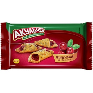 Купелька «Акульчев» с брусникой, 225 г