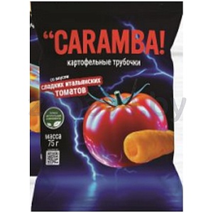 Трубочки картофельные Caramba, 75 г, в ассорт.
