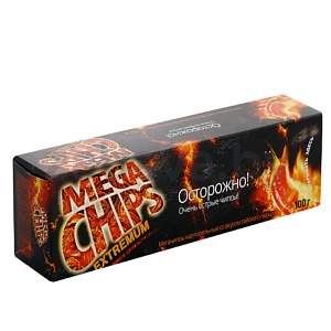Чипсы картофельные Mega Chips, 100 г, тайский перец