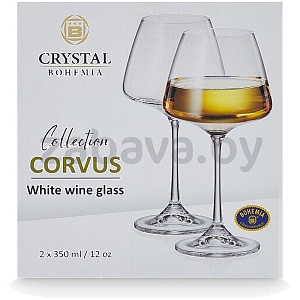 Набор бокалов Crystal Bohemia, corvus, 350 мл, 2 шт.