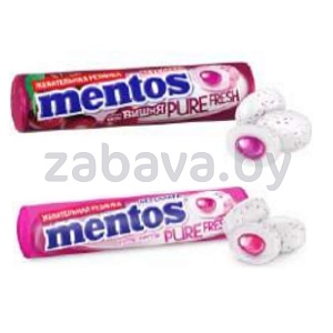 Жевательная резинка Mentos, 15,5 г, в ассорт.