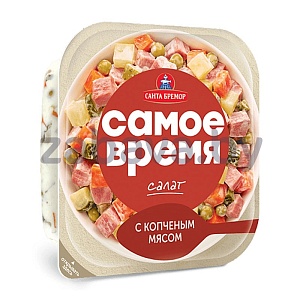 Салат «Самое время» с копчёным мясом, 150 г