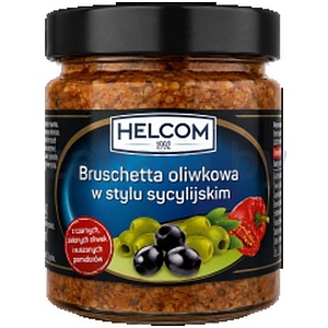 Брускетта Helcom, сицилийская с оливками, 225 мл
