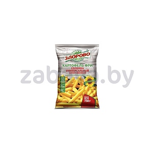 Картофель фри «Живи здорово», соломка, замороженный, 750 г