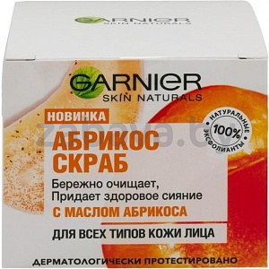 Скраб для лица Garnier, абрикос, 50 мл