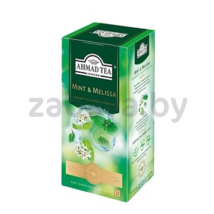 Чай Ahmad, мята-мелисса, зелен., 25 пак.