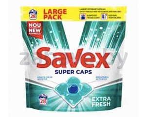 Капсулы для стирки Savex, 28 шт. по 21 г
